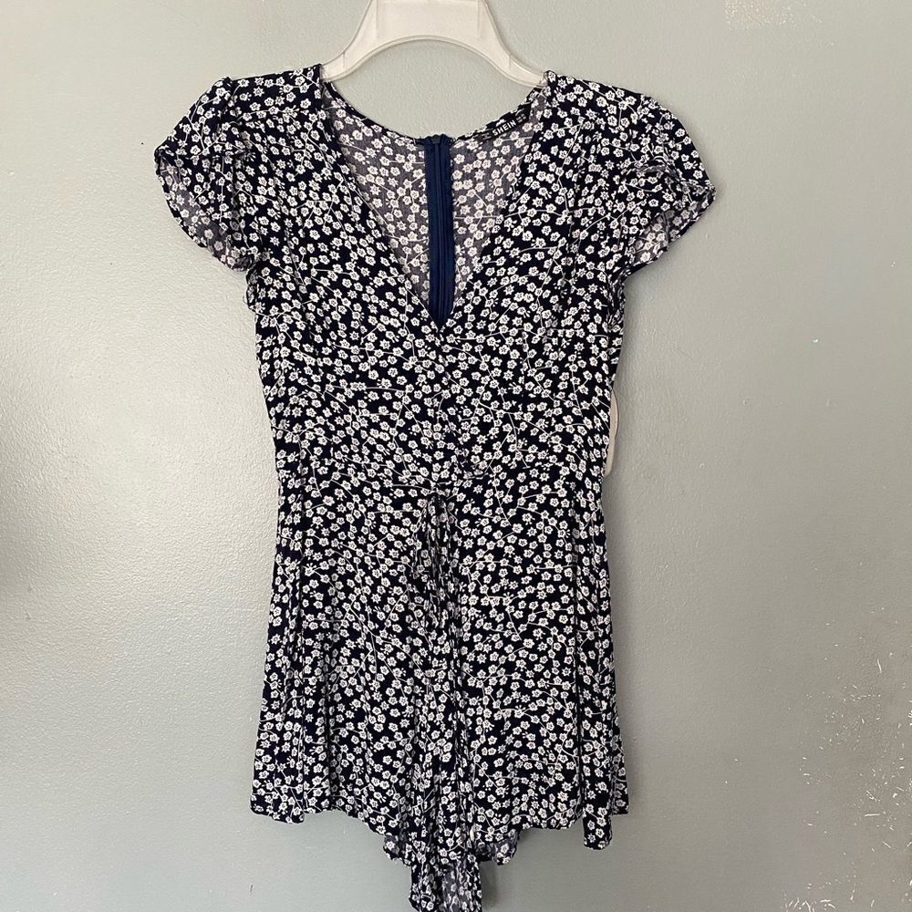 Shein Floral Romper XS